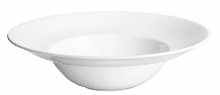 Pasta-/Gourmetteller, mit Fahne D.26 cm
