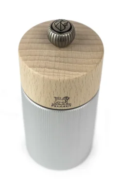 Pfeffermühle Line Aluminium/Natur 12 cm