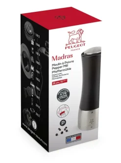 Pfeffermühle Madras Edelstahl/Schoko USelect 16 cm