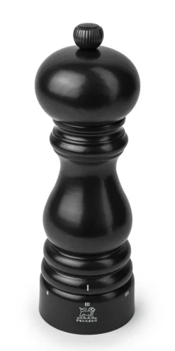 Pfeffermühle Paris Holz Satinschwarz USelect 18 cm