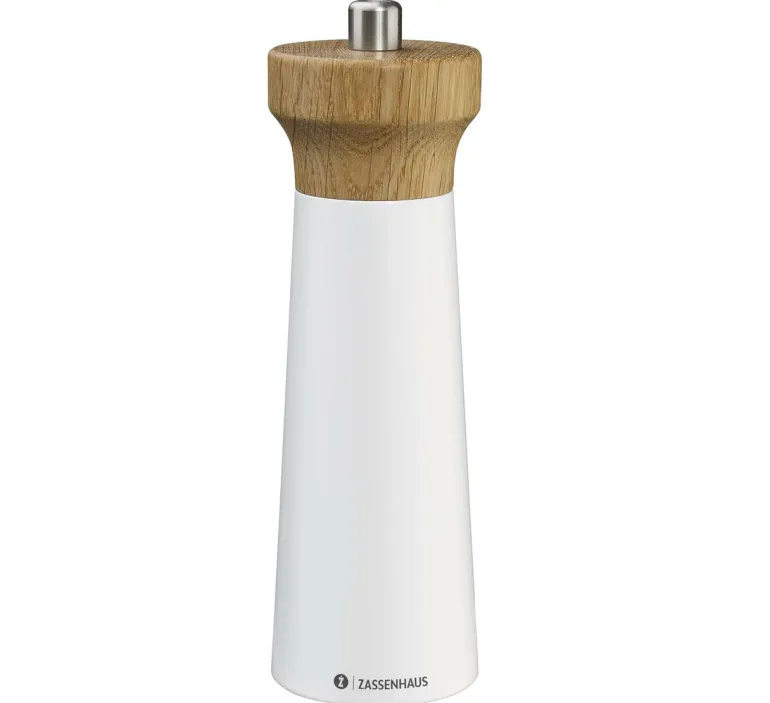 Pfeffermühle WESTERLAND 18 cm weiß/Eiche
