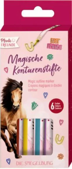 Pferdefreunde - Magische Konturenstifte