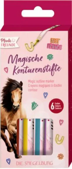 Pferdefreunde - Magische Konturenstifte