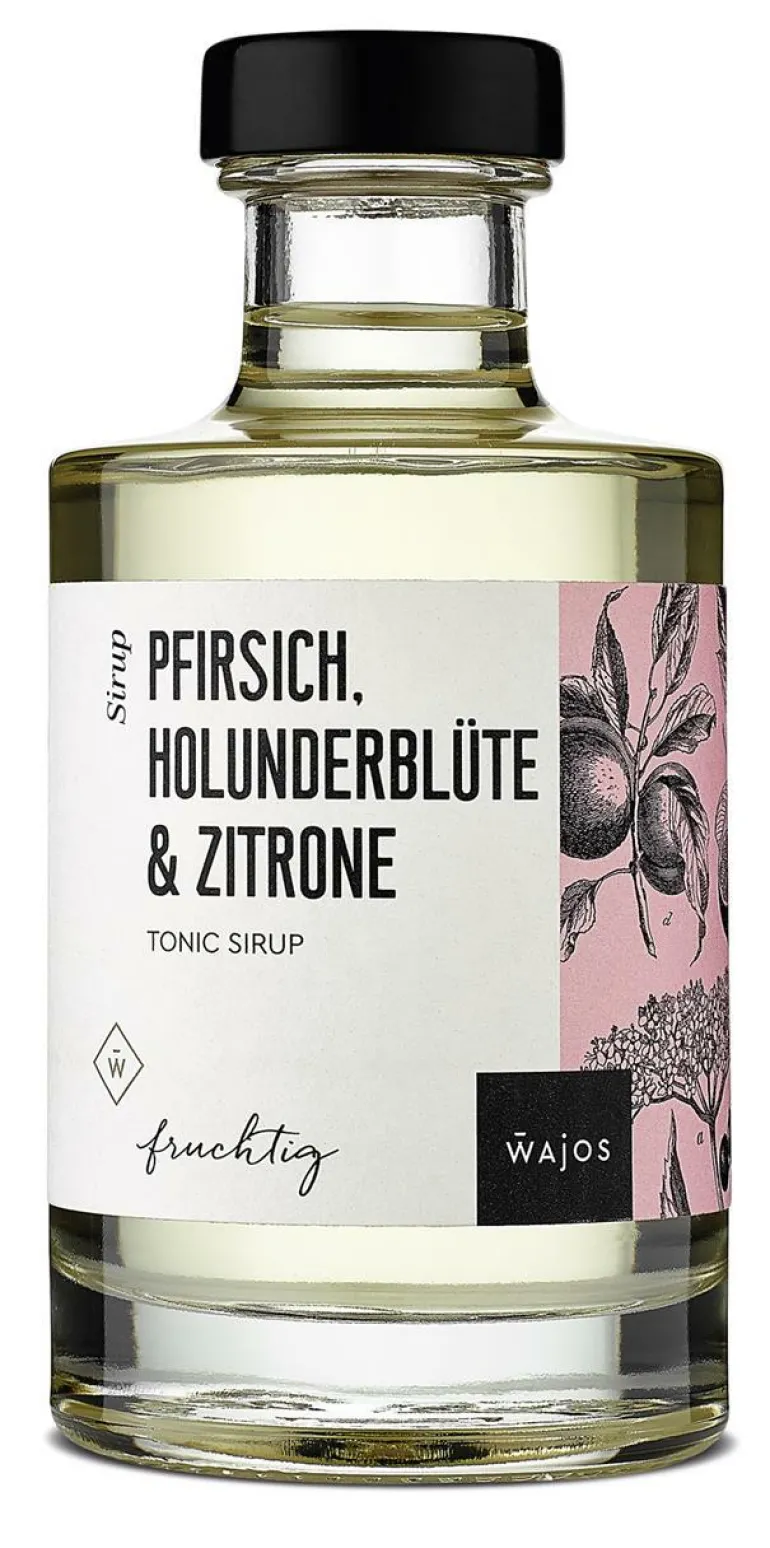 Pfirsich, Holunderblüte & Zitrone - Tonic Sirup 20