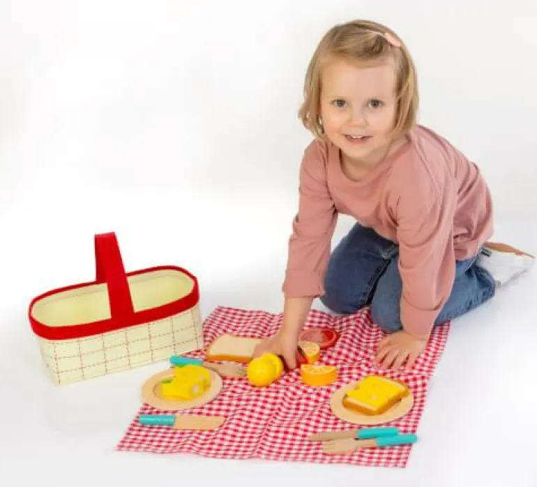 Picknick Korb, 18 Teile
