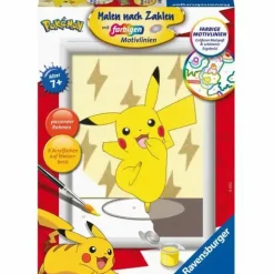 Pikachu - Malen nach Zahlen