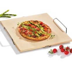 Pizza Stein mit Gestell