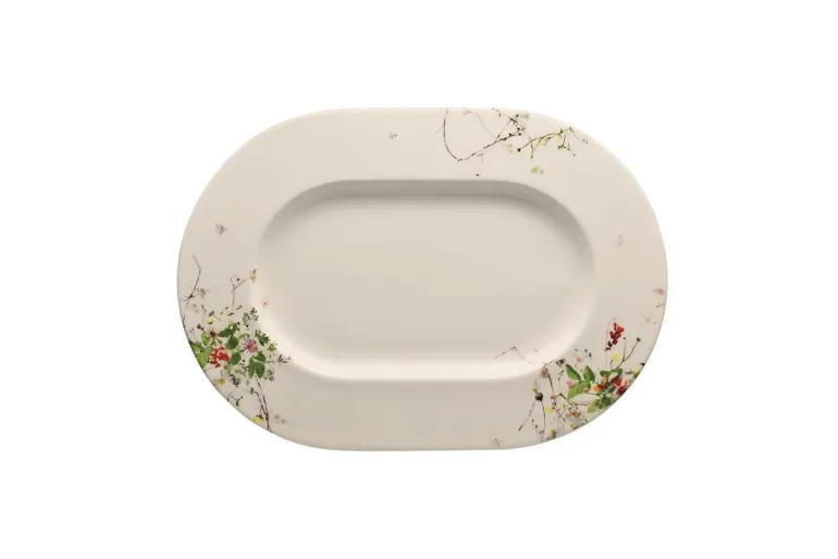 Platte, 34 cm, Brillance / Fleurs Sauvages