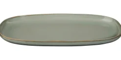 Platte, oval, eucalyptus 30x18 cm