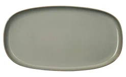 Platte, oval, eucalyptus 30x18 cm