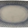 Platte Rechteckig 35X22cm Sunligth Blue (Stoneware