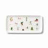 Platte 15x32 cm Noel Fine Bone China