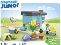 PLAYMOBIL® JUNIOR Tierpension mit Futterspender 71