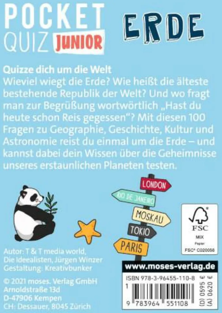 Pocket Quiz junior Erde