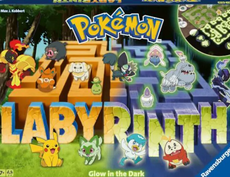 Pokémon Labyrinth Glow in the Dark