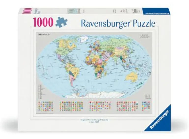 Politische Weltkarte - Puzzle 1000 Teile