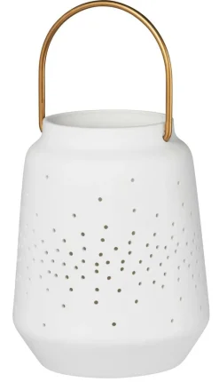 Porzellanlaterne mini, Ø:9cm, Höhe11,5cm