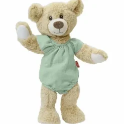 Puppen-Body Mit Rüschen Gr.35-45cm Aus 100 Bio-Bau