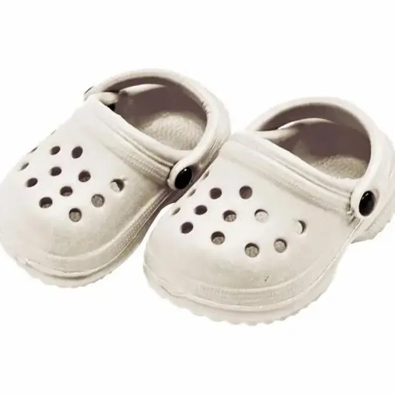 Puppen-Clogs, Beige Groß, Gr. 38-45 Cm