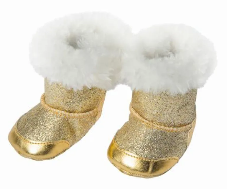 Puppen-Goldstiefel Gr. 38-45cm