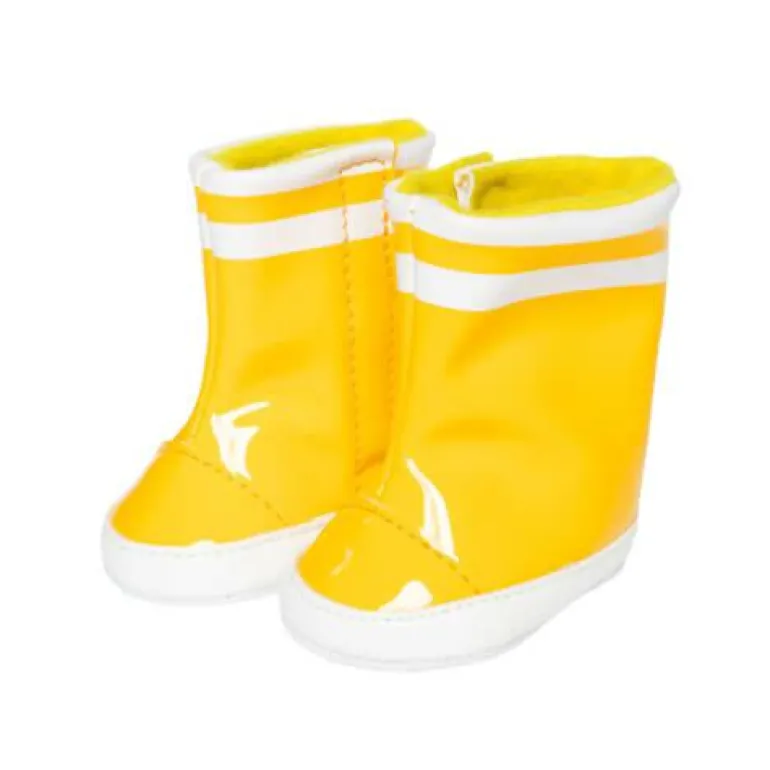 Puppen-Gummistiefel, gelb, Gr. 30-34 cm