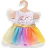 Puppenkleid Einhorn Henri Gr. 35-45cm