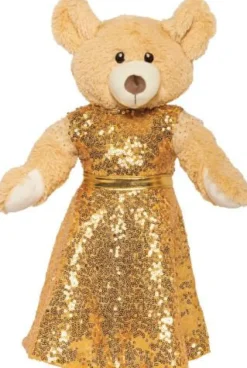 Puppen-Kleid ''Goldstar'', Gr. 28-35 cm