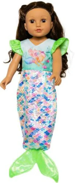 Puppen-Kleid ''Meerjungfrau Yara'', Gr. 35-45 cm