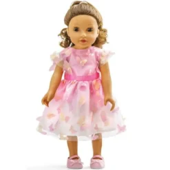 Puppen-Kleid ''Miss Butterfly'', Gr. 35-45 cm