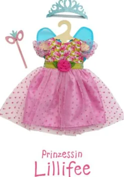 Puppenkleid ''Prinzessin Lillifee'' mit Glitzerkro