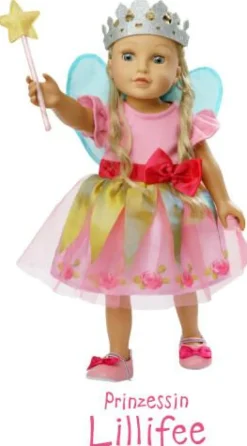 Puppenkleid ''Prinzessin Lillifee'' mit pinker Sch