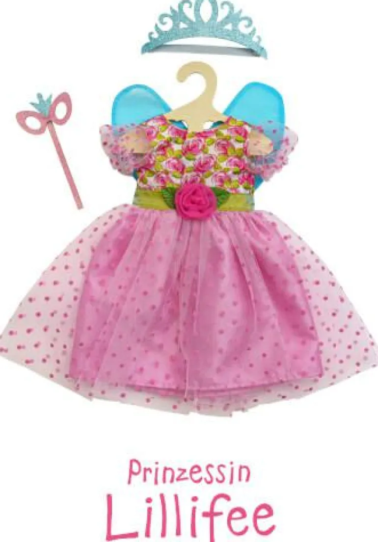 Puppenkleid ''Prinzessin Lillifee'' mit Glitzerkro