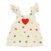 Puppen-Kordkleid ''Herz-Konfetti'' Mit T-Shirt Gr.