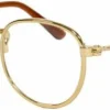 Puppen-Lesebrille, gold
