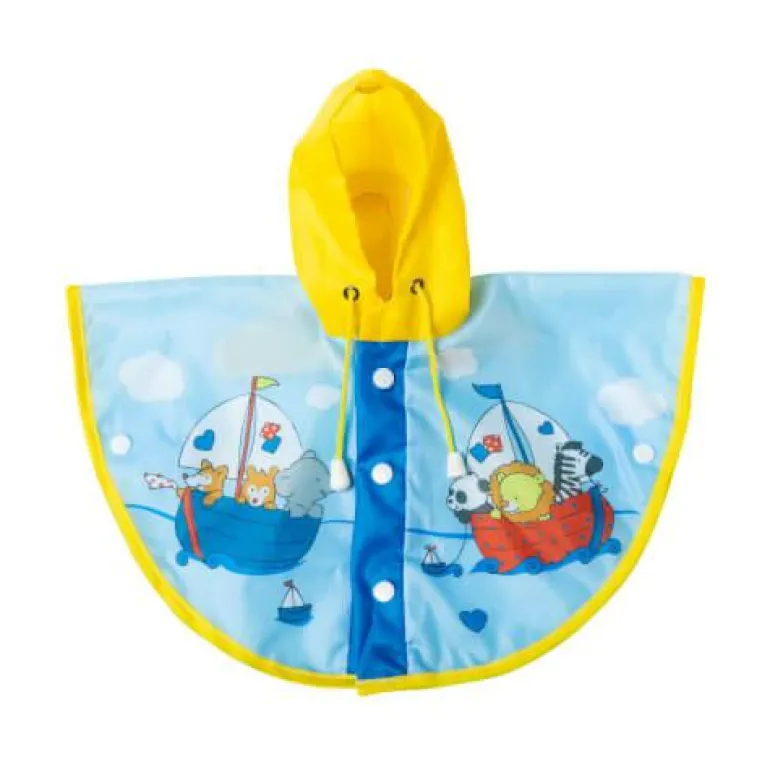 Puppen-Regencape mit Puppenschirm und Regenstiefel
