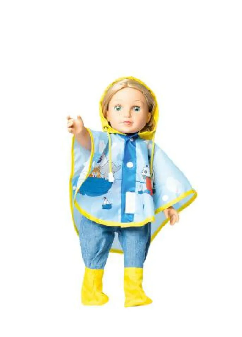 Puppen-Regencape Segelfreunde, Gr. 28-35 cm