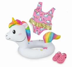 Puppen-Schwimmset ''Einhorn Henri'', Gr. 28-35 cm