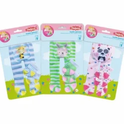 Puppen-Strumpfhose mit Söckchen ''Lustige Tiere'',