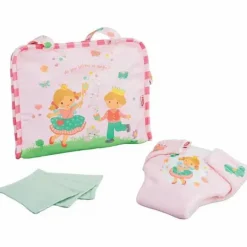 Puppen-Wickeltasche ''Prinzessin Emily'' mit Stoff
