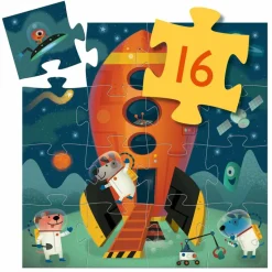 Puzzle: Rakete, 16 Teile