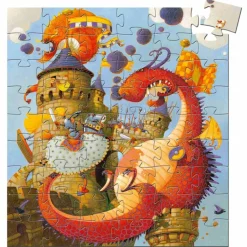 Puzzle: Vaillant und der Drache, 54 Teile