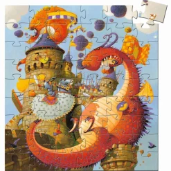 Puzzle: Vaillant und der Drache, 54 Teile