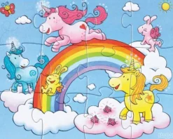 Puzzles Einhorn Glitzerglück
