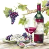 RED WINE TASTING Lunch-Servietten L1027600