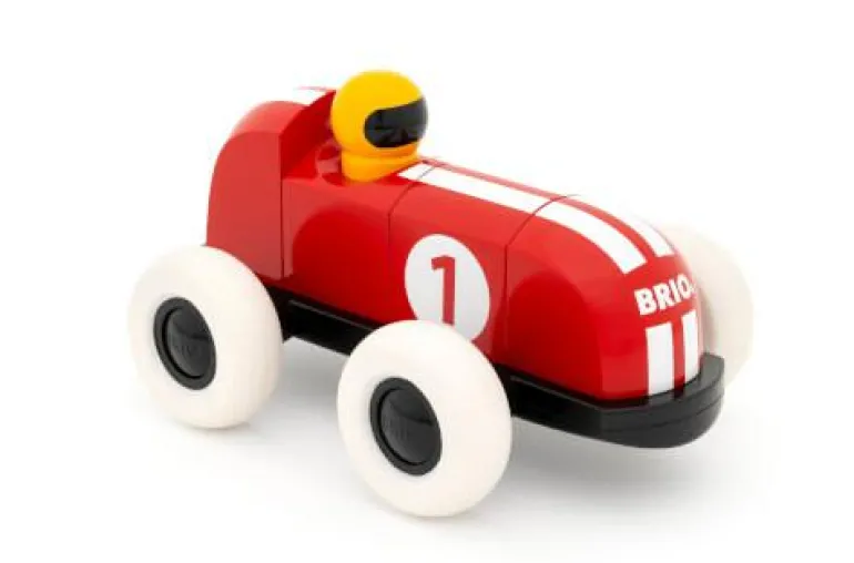 Rennwagen aus magnetischen Bausteinen