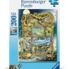 Reptilien im Regal - Puzzle 200 Teile