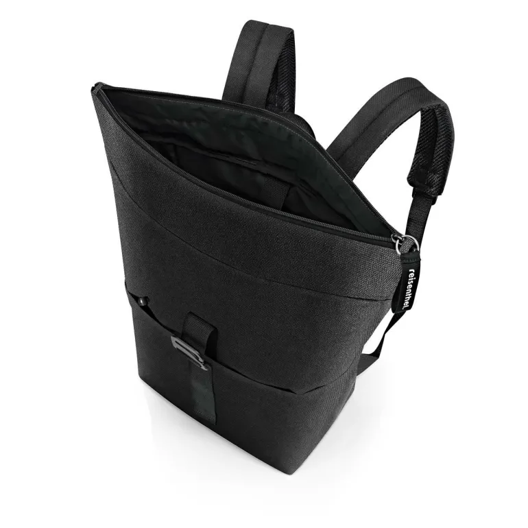 Rolltop backpack black Rucksack
