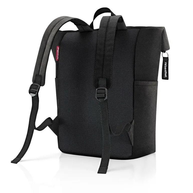 Rolltop backpack black Rucksack