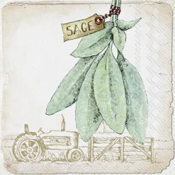 SAGE cream Lunch-Servietten L 946060