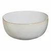Salatschale, sand D. 22 cm, H. 11 cm